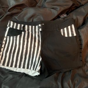 Cute pair of shorts with studs.